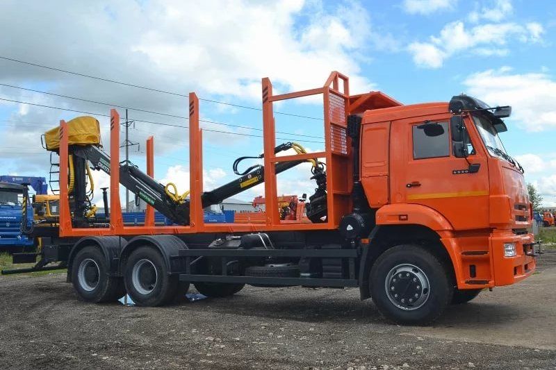 Сортиментовоз КАМАЗ 6520 с КМУ Велмаш ВМ10-97